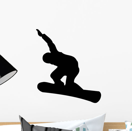 Snowboarder Silhouette Wall Decal