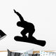 Snowboarder Silhouette Wall Decal