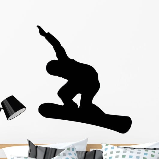 Snowboarder Silhouette Wall Decal
