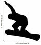 Snowboarder Silhouette Wall Decal