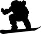 Snowboarder Silhouette Wall Decal