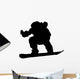 Snowboarder Silhouette Wall Decal