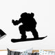 Snowboarder Silhouette Wall Decal