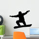 Snowboarder Silhouette Wall Decal