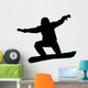 Snowboarder Silhouette Wall Decal