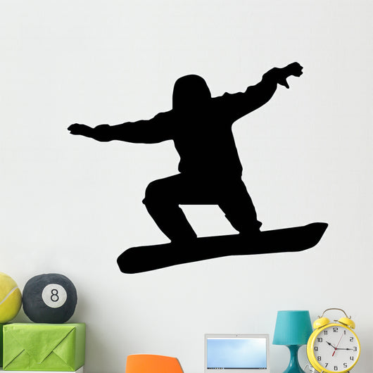 Snowboarder Silhouette Wall Decal