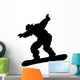 Snowboarder Silhouette Wall Decal