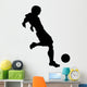 Soccer Silhouette Wall Decal