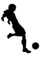 Soccer Silhouette Wall Decal