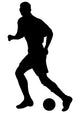 Soccer Silhouette Wall Decal
