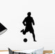 Soccer Silhouette Wall Decal