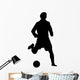 Soccer Silhouette Wall Decal