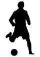 Soccer Silhouette Wall Decal