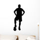 Soccer Silhouette Posing Wall Decal