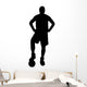 Soccer Silhouette Posing Wall Decal