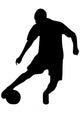Soccer Silhouette Wall Decal