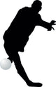 Soccer Silhouette Wall Decal