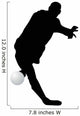 Soccer Silhouette Wall Decal