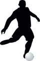 Soccer Silhouette Wall Decal