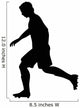 Soccer Silhouette Wall Decal