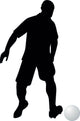 Soccer Silhouette Wall Decal