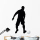 Soccer Silhouette Wall Decal