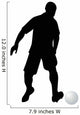 Soccer Silhouette Wall Decal