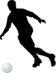 Soccer Silhouette Wall Decal