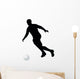 Soccer Silhouette Wall Decal
