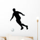 Soccer Silhouette Wall Decal