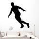 Soccer Silhouette Wall Decal