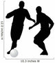 Soccer Silhouette Wall Decal