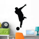 Soccer Silhouette Wall Decal