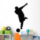 Soccer Silhouette Wall Decal