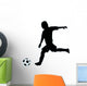 Soccer Silhouette Wall Decal