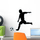 Soccer Silhouette Wall Decal