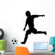 Soccer Silhouette Wall Decal