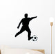 Soccer Silhouette Wall Decal