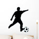 Soccer Silhouette Wall Decal
