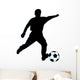 Soccer Silhouette Wall Decal