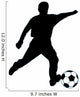 Soccer Silhouette Wall Decal