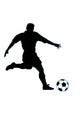 Soccer Silhouette Wall Decal