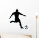 Soccer Silhouette Wall Decal
