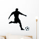 Soccer Silhouette Wall Decal