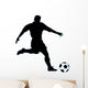 Soccer Silhouette Wall Decal