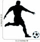Soccer Silhouette Wall Decal