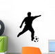 Soccer Silhouette Wall Decal