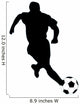 Soccer Silhouette Wall Decal
