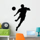 Soccer Silhouette Wall Decal