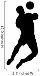 Soccer Silhouette Wall Decal